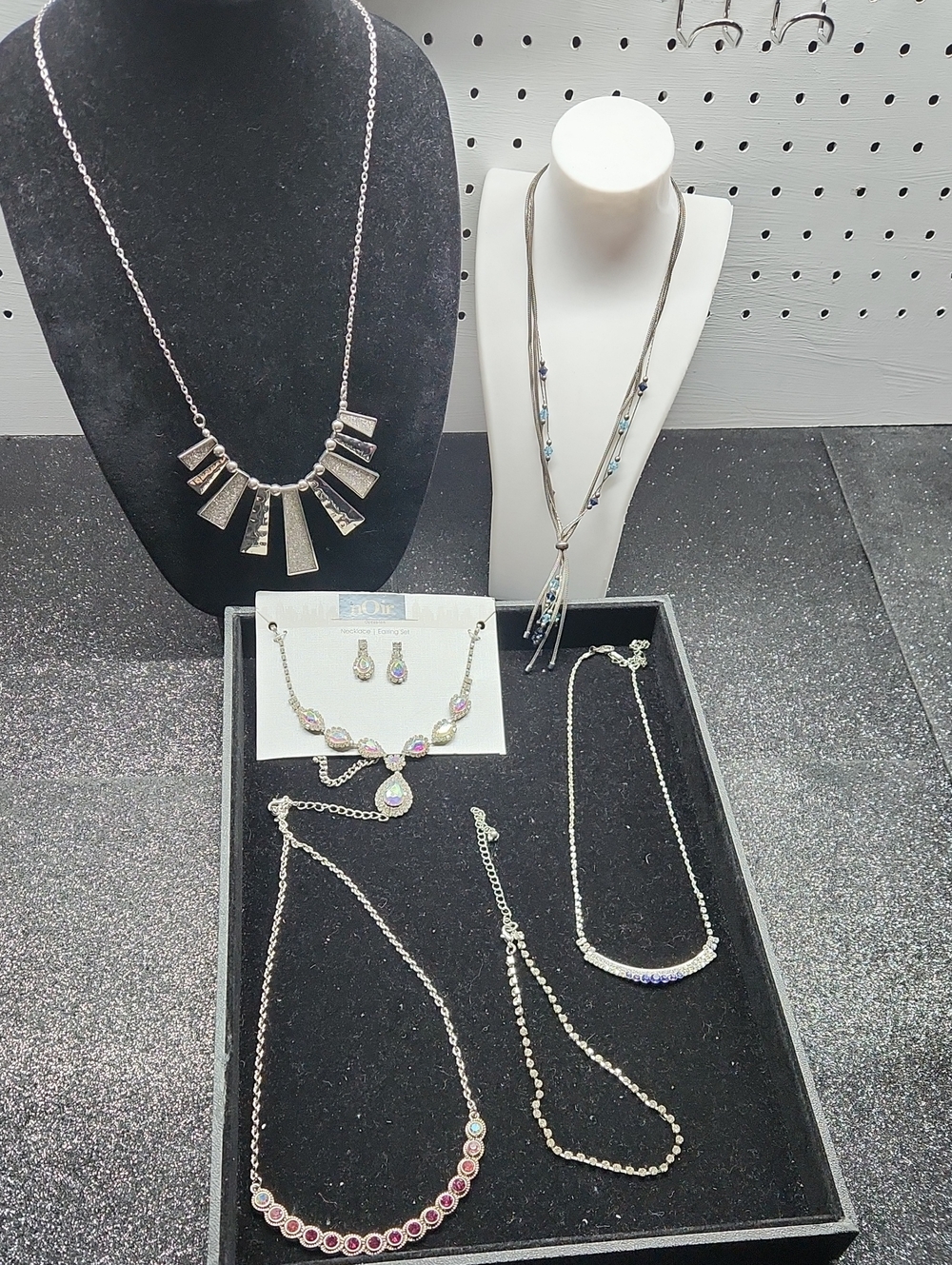 Silver-Tone Necklace Bundle